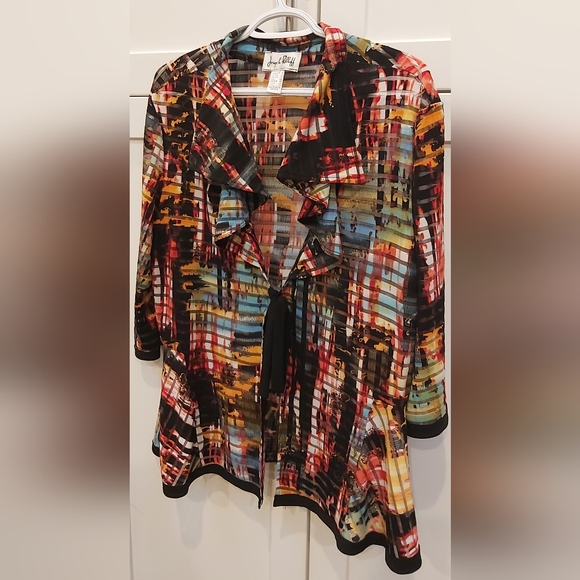 Joseph Ribkoff Multicolor Abstract Print Top - Picture 2 of 7